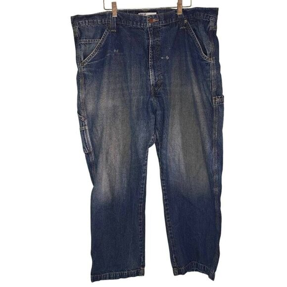 Signature by Levi's Carpenter Baggy Denim Jeans - Picture 1 of 11